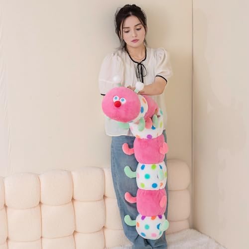 354 Inch Cute Caterpillar Plush Stuffed Animal Hugging Pillow