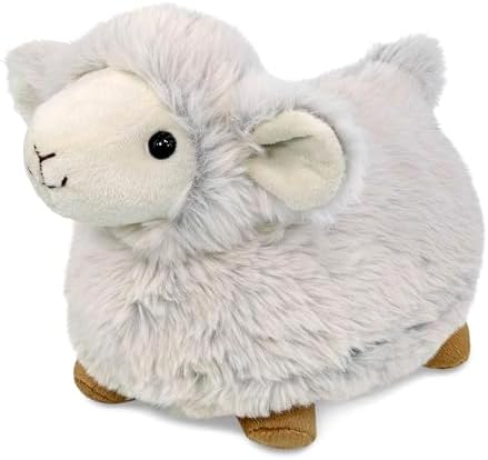DolliBu White Sheep Stuffed Animal 115 Inches