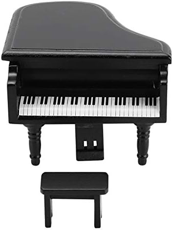 Zerodis 112 Scale Mini Grand Piano Black