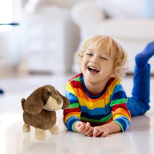 Heatable Coolable Dachshund Plush Toy for Comfort Relaxation