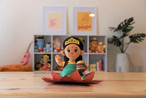 MODI TOYS Laxmi Devi Musical Plush Toy 7 Inch