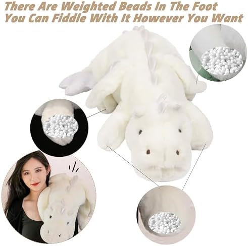 ARELUX 37in Dragon Plush Toy with Wings