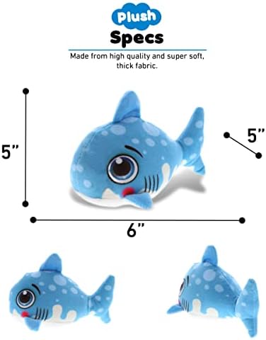 DolliBu Blue Shark Plush Toy 55 Inch