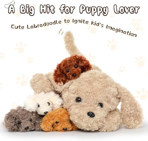 MorisMos Dog Stuffed Animal 24in Set for Kids and Adults