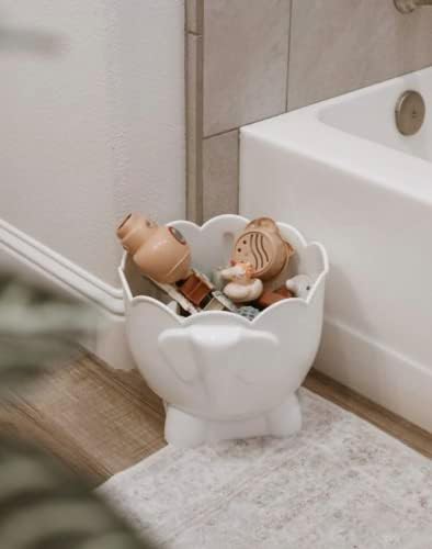 Tiipi Bath Toy Storage - 2 Piece Elephant Bucket Caddy