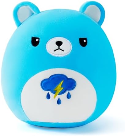 Auspicious Beginning Blue Bear Plush Toy - 11 Inch