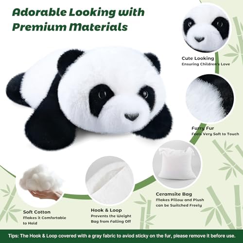 23 Panda Weighted Stuffed Animal for Kids Adults