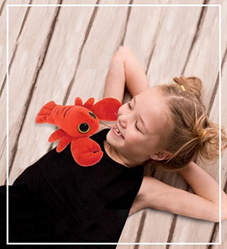 DolliBu Plush Red Lobster Stuffed Animal 6 Inch