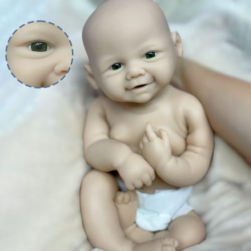 18 Inch Unpainted Reborn Silicone Baby Doll for Kids