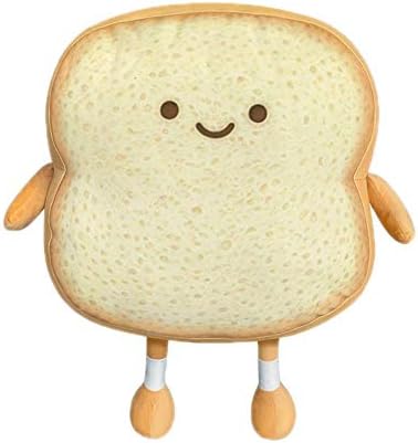 Funny Toast Bread Plush Pillow Toy - Cute Design for Relaxation