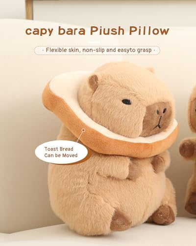 Bestsea Cute Capybara Plush Pillow 12 Inch