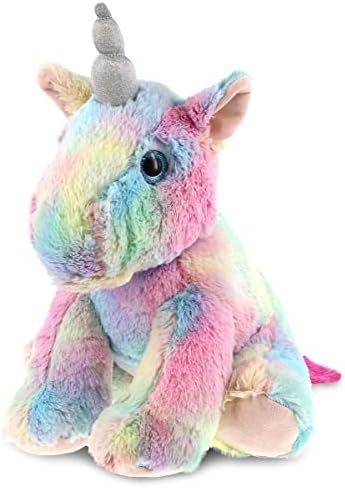 DolliBu 12 Inch Plush Rainbow Unicorn Toy