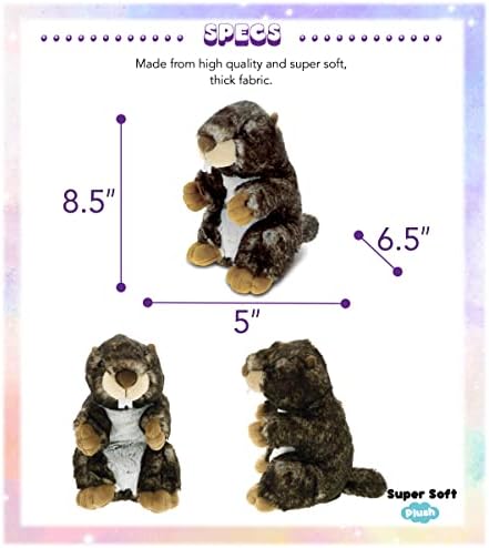 DolliBu Wild Marmot Plush Animal - 85 Inches