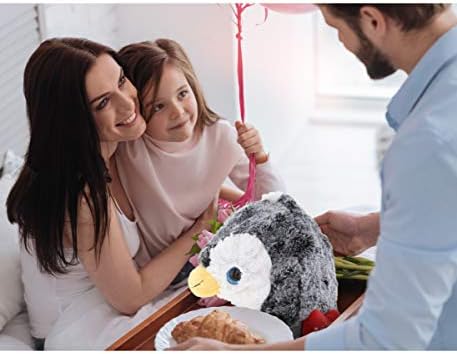 DolliBu I Love You Penguin Plush Hat with Name Personalization