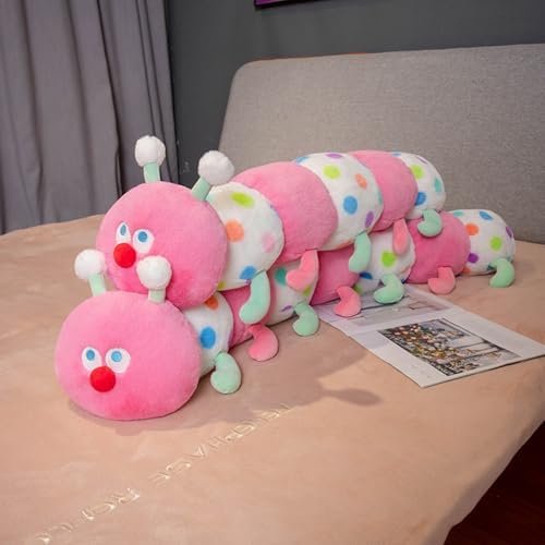 354 Inch Cute Caterpillar Plush Stuffed Animal Hugging Pillow