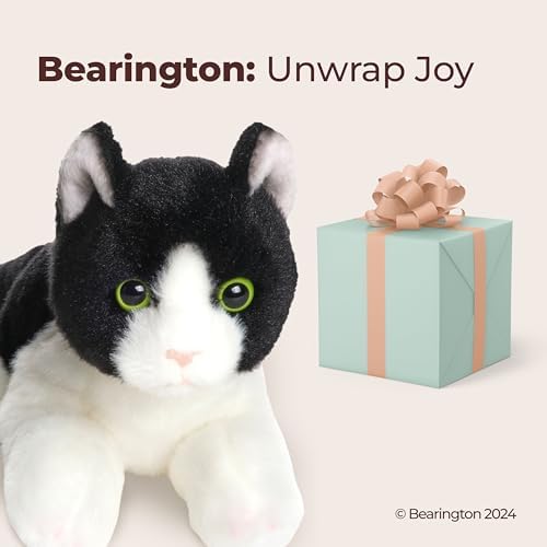 Bearington Collection Lil Domino 8 Inch Plush Cat