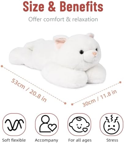 Niuniu Daddy 20 Weighted Cat Plush Pillow Toy