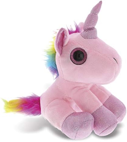 DolliBu Plush Pink Unicorn Stuffed Animal - 7 Inch