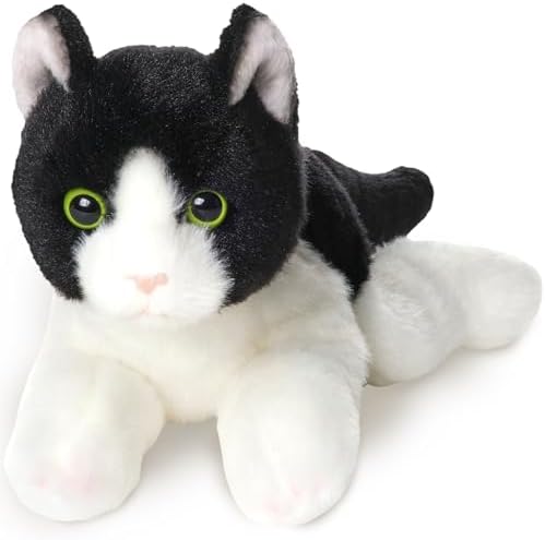 Bearington Collection Lil Domino 8 Inch Plush Cat