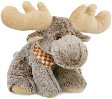 Puzzled DolliBu 12 Inch Fluffy Moose Plush Toy