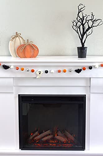Matthew and Mae Halloween Felt Garland - 1 Balls - Fall Decor