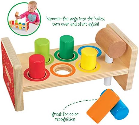 Early Learning Centre Wooden Hammer Bench for Kids 1