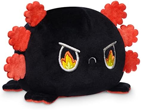 TeeTurtle Reversible Axolotl Plushie - Fire Eyes