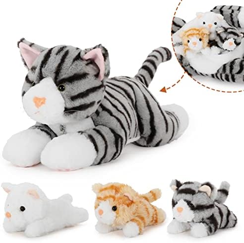 Muiteiur 157 Inch Cuddle Cat Set with Zipper Storage