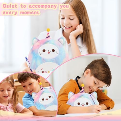 ForYoung 12 Happy Birthday Cat Plush Pillow
