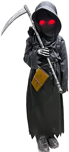 Longpo Halloween Costume for Boys Grim Reaper Set 1