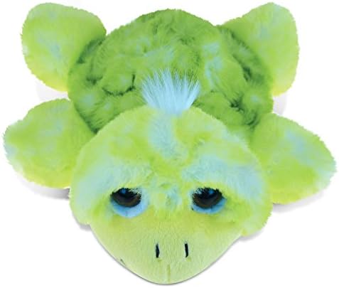 DolliBu Plush Sea Turtle - 11 Inch Huggable Green Turtle Toy