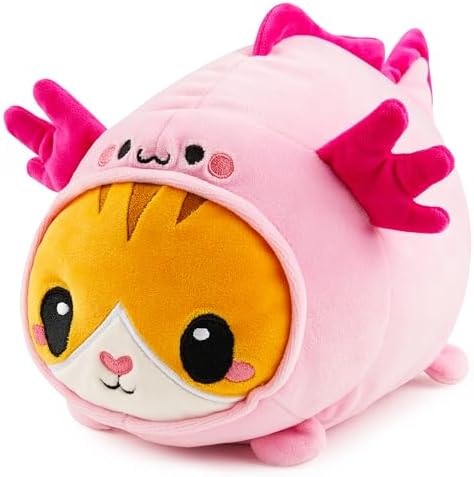 JOYIN Stuffed Animal Kawaii Axolotl Cat Plushie 11 Inch Cute Pillow
