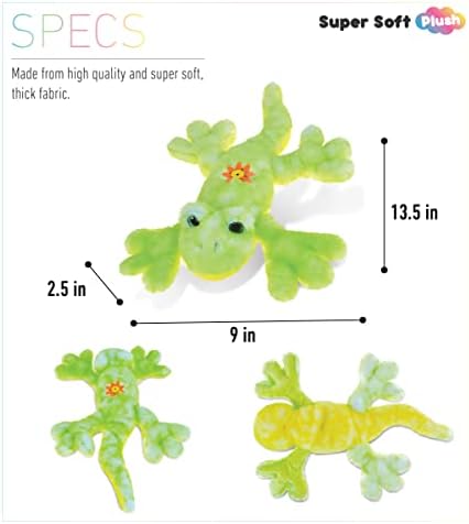 DolliBu Plush Gecko Stuffed Animal - 135 Inch 1