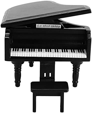 Zerodis 112 Scale Mini Grand Piano Black