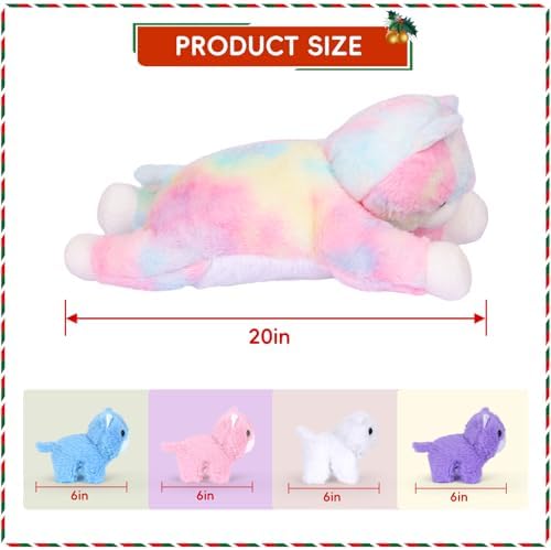 PLYFOU 5 Pieces Cat Plush Toys Set for Kids
