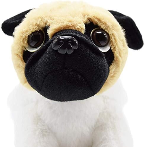 CASAGOOD Pug Dog Plush in Bunny Rabbit Costume