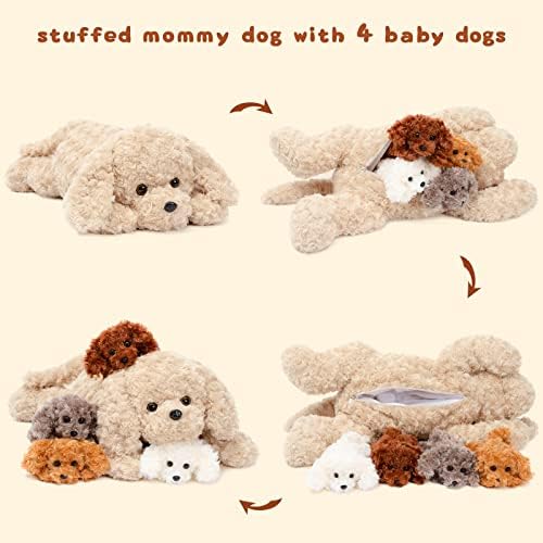 MorisMos Dog Stuffed Animal 24in Set for Kids and Adults