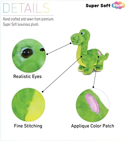 Puzzled DolliBu Plush Dinosaur 10 Inch