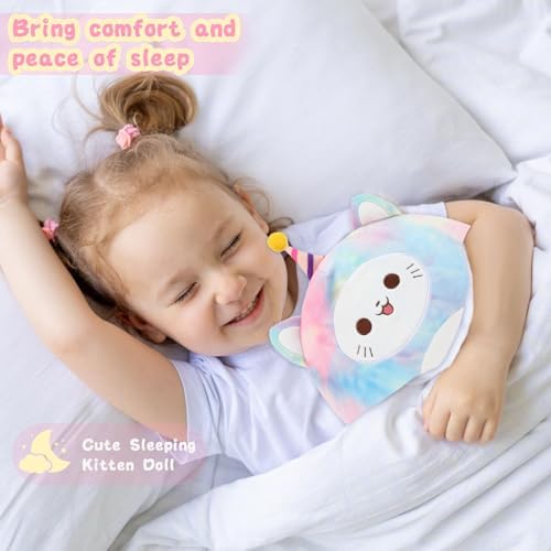 ForYoung 12 Happy Birthday Cat Plush Pillow