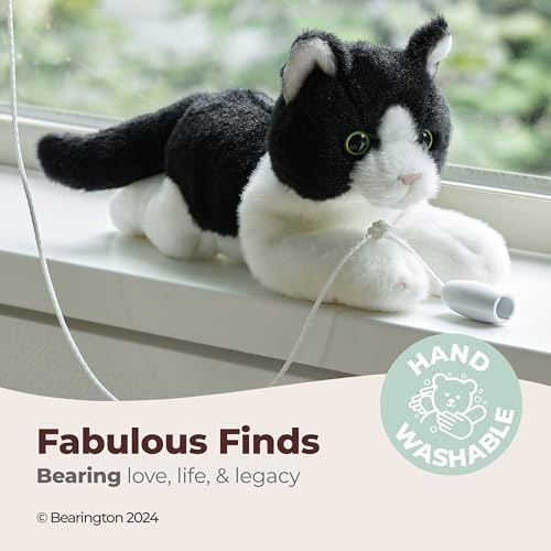 Bearington Collection Lil Domino 8 Inch Plush Cat