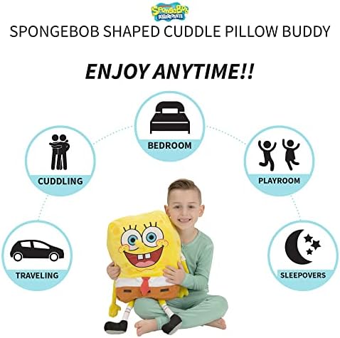 Spongebob Squarepants Plush Cuddle Pillow Buddy by Franco