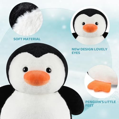 256 Giant Penguin Plush Toy Cuddly Stuffed Animal