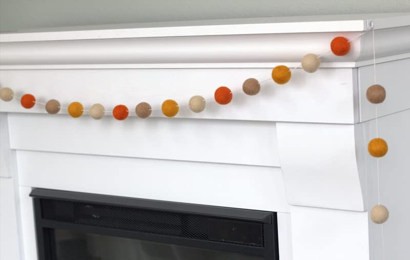 Matthew and Mae Fall Garland - 1 Felt Balls