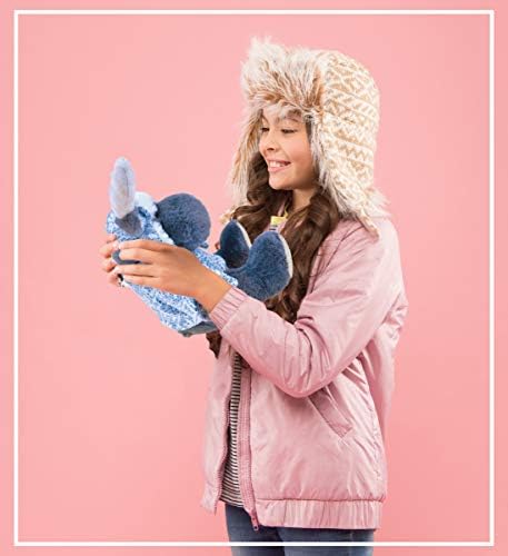 Puzzled DolliBu Plush Moose with Sweater and Hat - 9 Inches