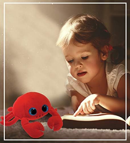 DolliBu Big Eye Red Crab Plush 6 Inch 1