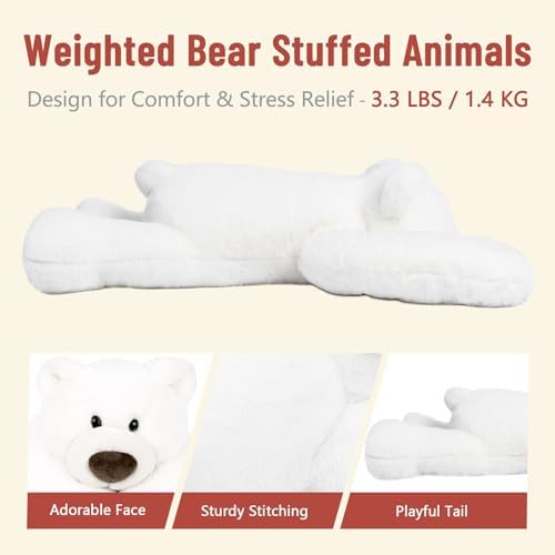 Niuniu Daddy 20 Polar Bear Weighted Plush Toy