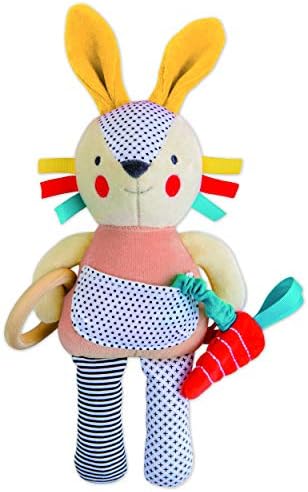 Petit Collage Organic Busy Bunny Activity Toy 1