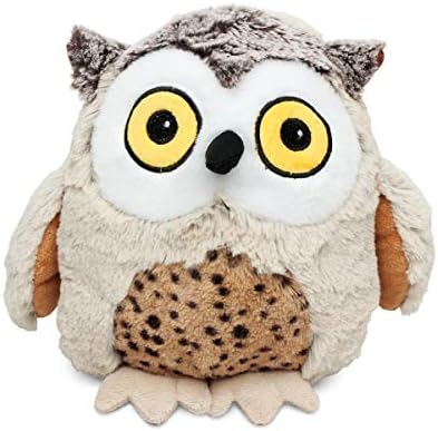 DolliBu Plush Owl Stuffed Animal - 8 Inch Huggable Brown Owl Toy