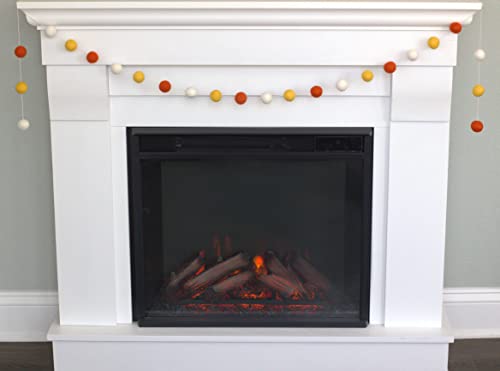 Matthew and Mae Halloween Felt Ball Garland