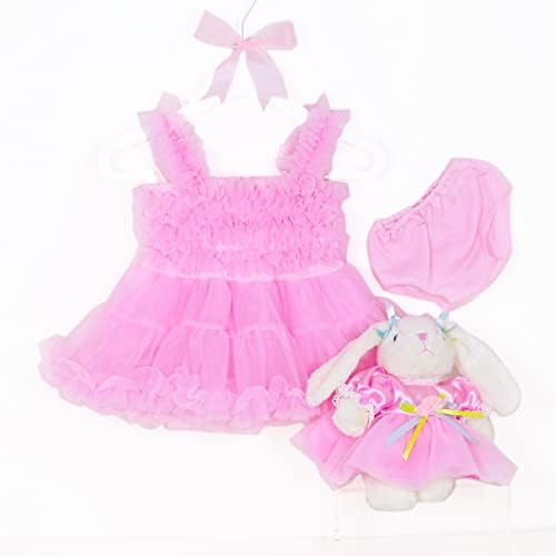 WAWA-HAOKEAI Reborn Doll Clothes Pink 1